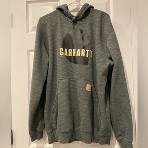 Carhartt Womens Mid-weight Hoodie - M